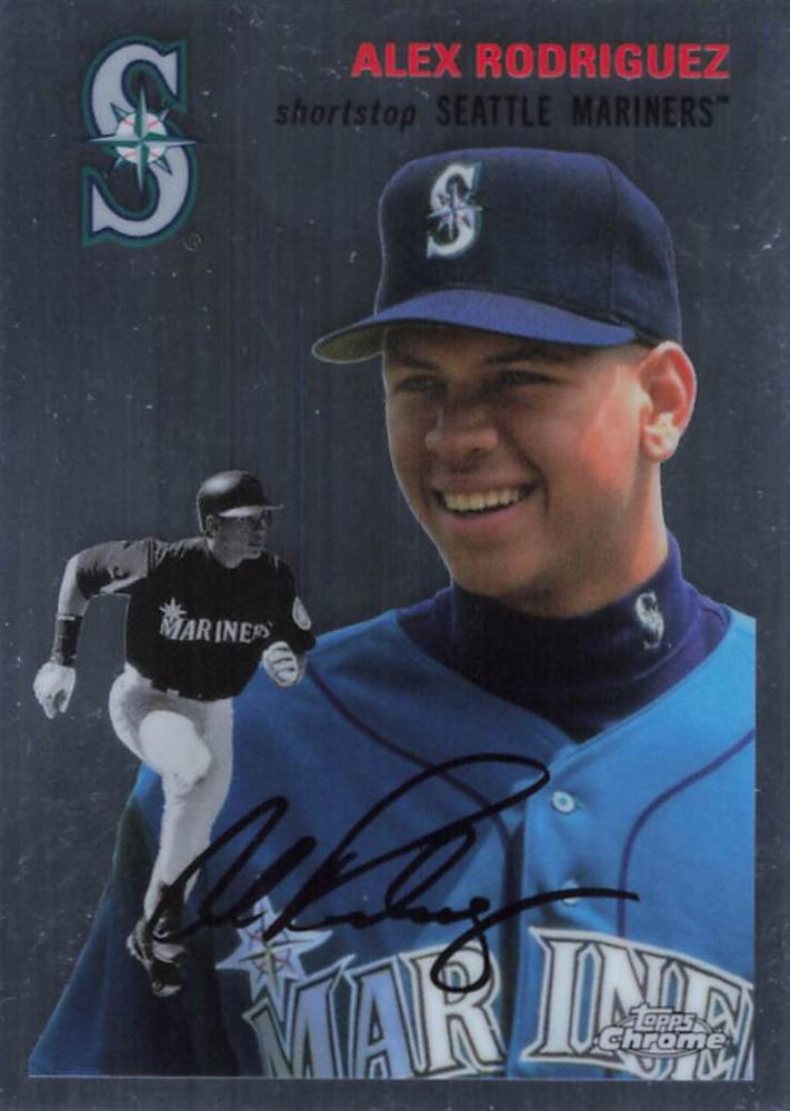 #397 Alex Rodriguez - Seattle Mariners - 2023 Topps Chrome Platinum Anniversary Baseball