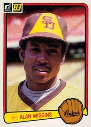 #397 Alan Wiggins - San Diego Padres - 1983 Donruss Baseball