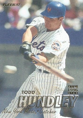 #397 Todd Hundley - New York Mets - 1997 Fleer Baseball