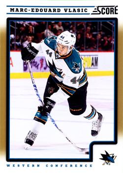 #397 Marc-Edouard Vlasic - San Jose Sharks - 2012-13 Score - Gold Rush Hockey