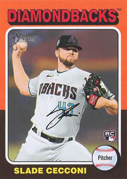 #397b Slade Cecconi - Arizona Diamondbacks - 2024 Topps Heritage Baseball