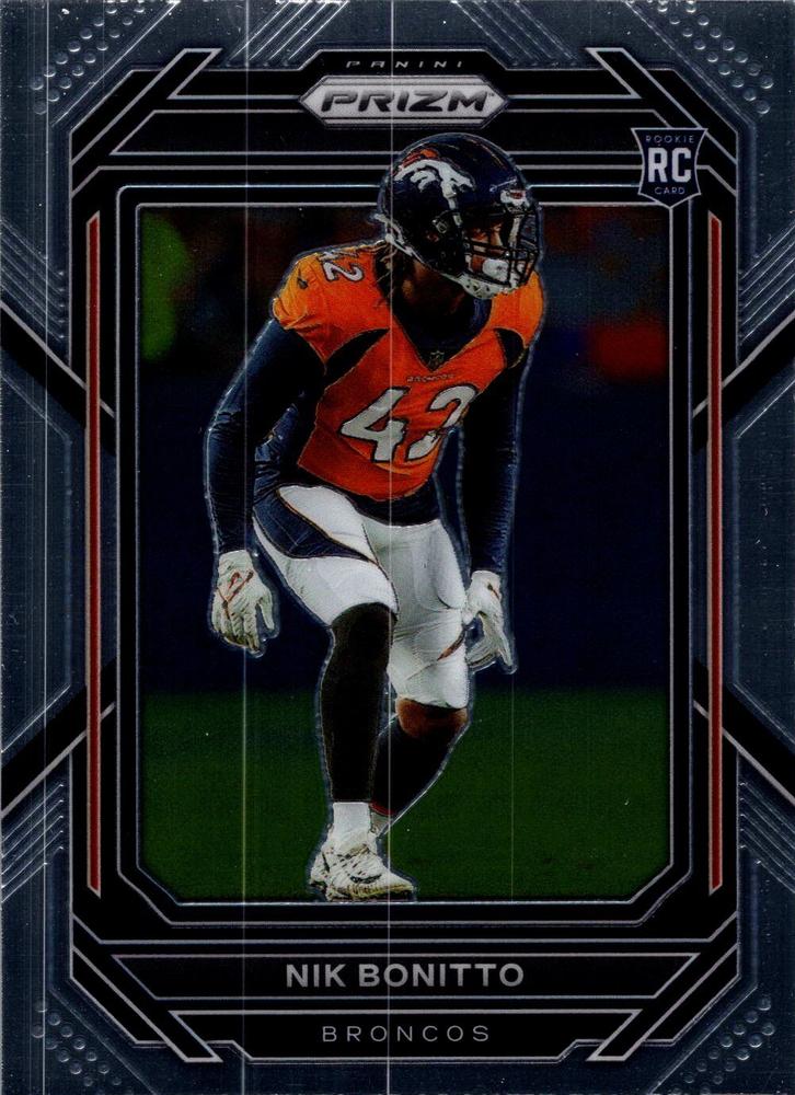 #398 Nik Bonitto - Denver Broncos - 2022 Panini Prizm Football