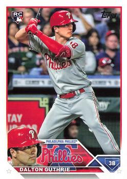 #398 Dalton Guthrie - Philadelphia Phillies - 2023 Topps Baseball