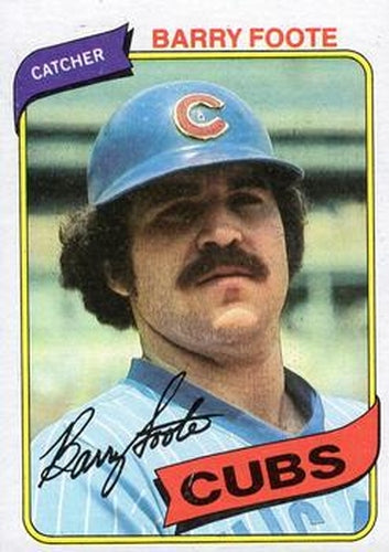 #398 Barry Foote - Chicago Cubs - 1980 Topps Baseball