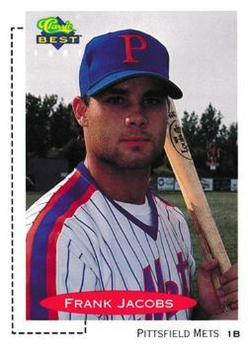 #398 Frank Jacobs - Pittsfield Mets - 1991 Classic Best Baseball
