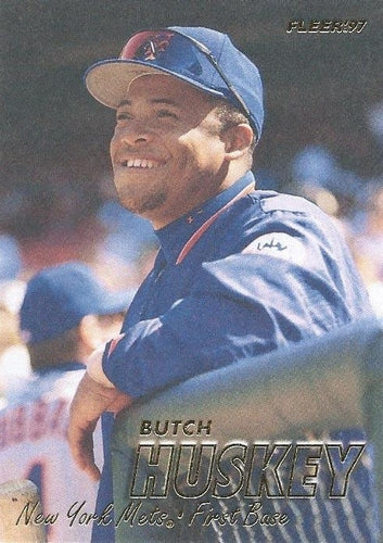 #398 Butch Huskey - New York Mets - 1997 Fleer Baseball