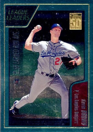#398 Kevin Brown / Pedro Martinez - Los Angeles Dodgers / Boston Red Sox - 2001 Topps Baseball