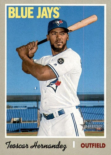 #398 Teoscar Hernandez - Toronto Blue Jays - 2019 Topps Heritage Baseball
