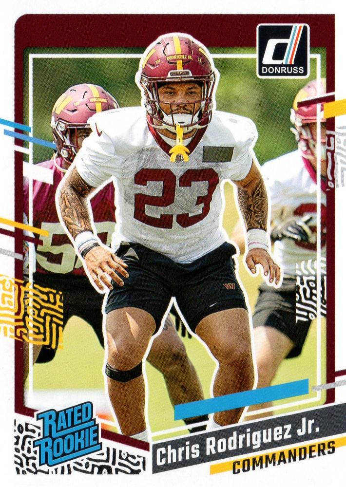 #398 Chris Rodriguez Jr. - Washington Commanders - 2023 Donruss Football