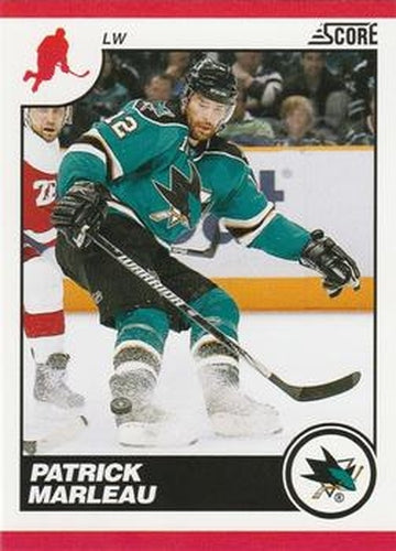 #398 Patrick Marleau - San Josearks - 2010-11 Score Hockey