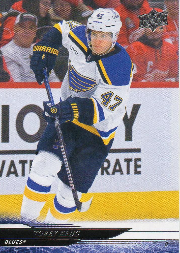 #398 Torey Krug - St. Louis Blues - 2024-25 Upper Deck Hockey