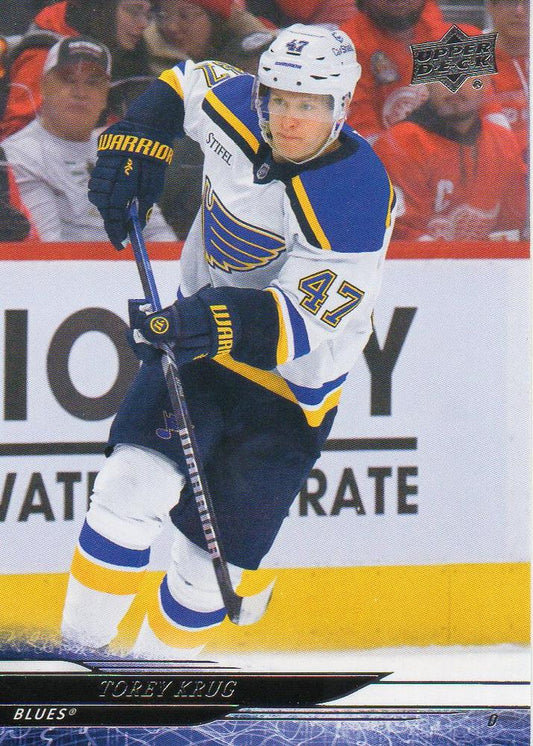 #398 Torey Krug - St. Louis Blues - 2024-25 Upper Deck Hockey