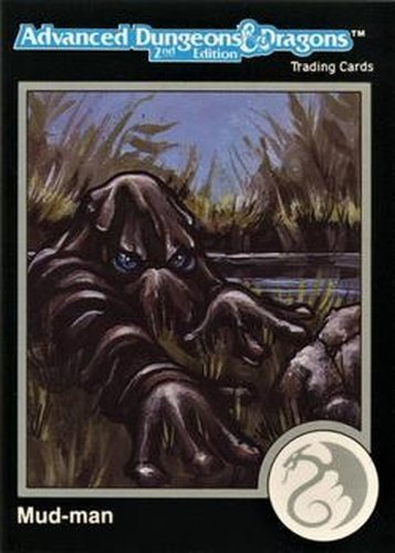 #399 Mud-man - 1991 TSR Advanced Dungeons & Dragons - Silver
