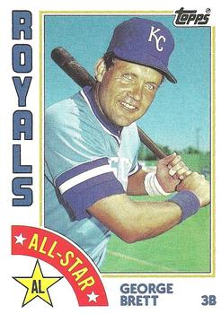 #399 George Brett - Kansas City Royals - 1984 Topps Baseball