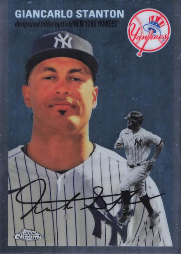 #399 Giancarlo Stanton - New York Yankees - 2023 Topps Chrome Platinum Anniversary Baseball