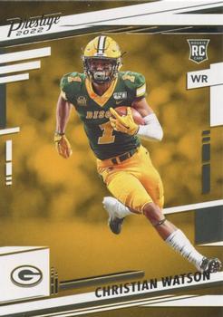 #399 Christian Watson - Green Bay Packers - 2022 Panini Prestige Football