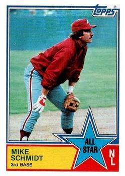 #399 Mike Schmidt - Philadelphia Phillies - 1983 Topps Baseball