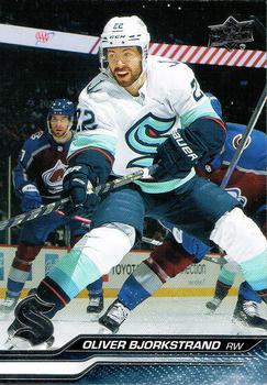 #399 Oliver Bjorkstrand - Seattle Kraken -2023-24 Upper Deck Hockey