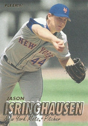 #399 Jason Isringhausen - New York Mets - 1997 Fleer Baseball