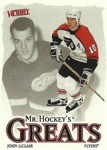 #399 John Leclair - Philadelphia Flyers - 2001-02 Upper Deck Victory Hockey