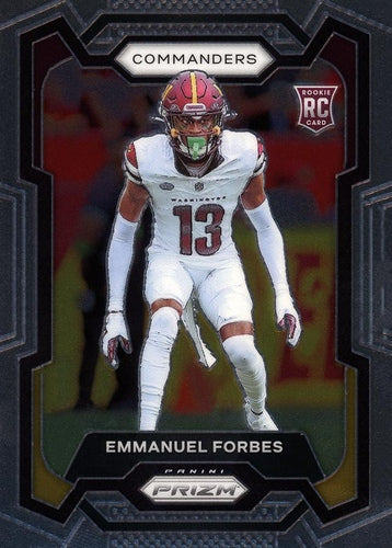 #399 Emmanuel Forbes - Washington Commanders - 2023 Panini Prizm Football
