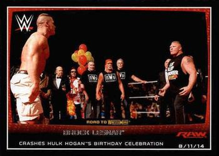 #39 Brock Lesnar - 2015 Topps WWE Road to Wrestlemania Wrestling