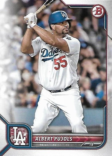 #39 Albert Pujols - Los Angeles Dodgers - 2022 Bowman Baseball