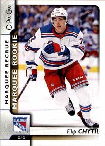 #639 Filip Chytil - New York Rangers - 2017-18 O-Pee-Chee Hockey