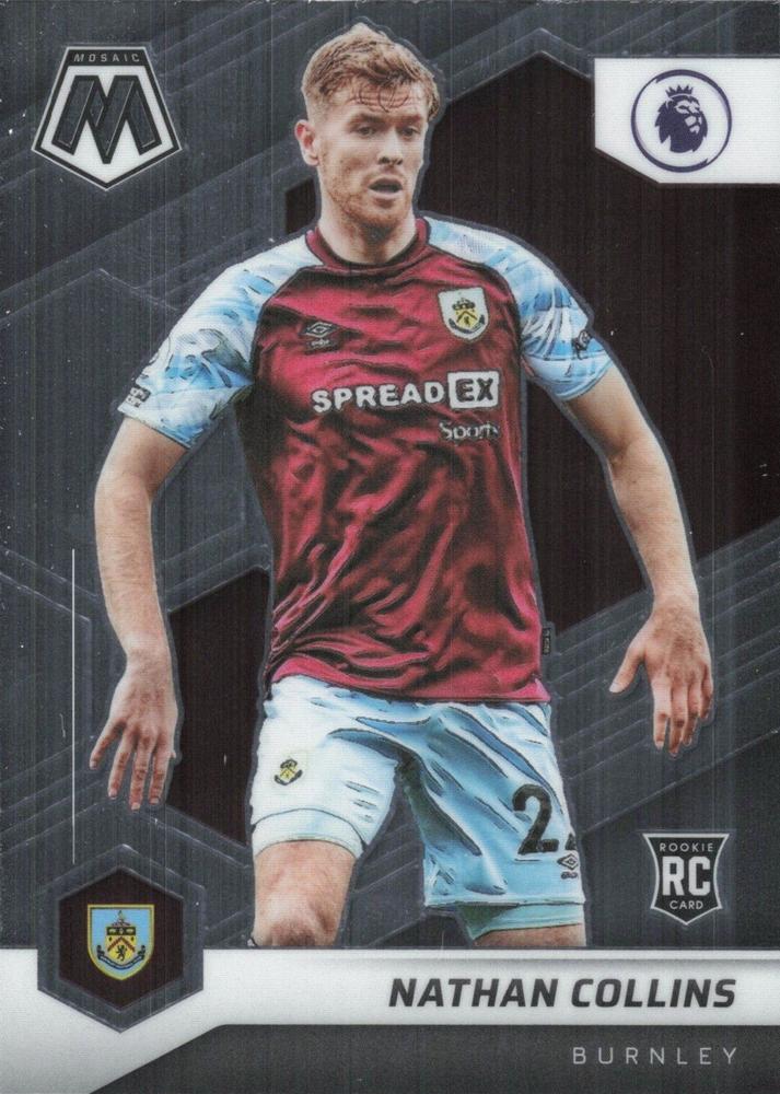 #39 Nathan Collins - Burnley - 2021-22 Panini Mosaic Premier League Soccer