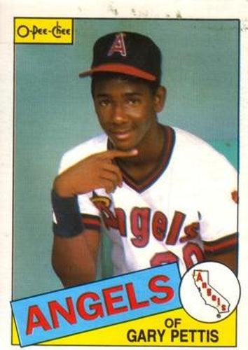 #39 Gary Pettis - California Angels - 1985 O-Pee-Chee Baseball