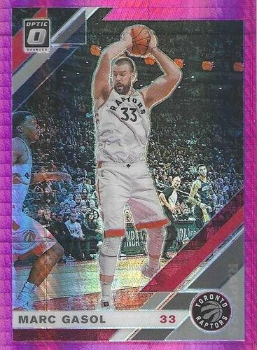 #39 Marc Gasol - Toronto Raptors - 2019-20 Donruss Optic - Hyper Pink Basketball