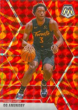 #39 OG Anunoby - Toronto Raptors - 2019-20 Panini Mosaic - Reactive Orange Basketball