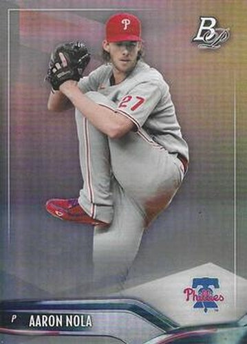#39 Aaron Nola - Philadelphia Phillies - 2021 Bowman Platinum Baseball