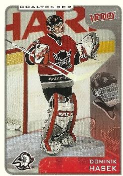 #39 Dominik Hasek - Buffalo Sabres - 2001-02 Upper Deck Victory Hockey