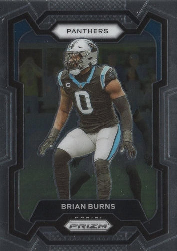 #39 Brian Burns - Carolina Panthers - 2023 Panini Prizm Football