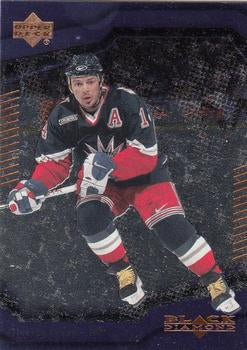 #39 Theoren Fleury - New York Rangers - 2000-01 Upper Deck Black Diamond Hockey