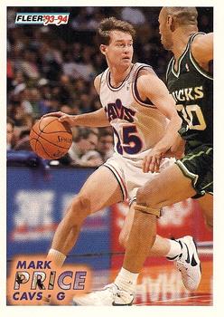 #39 Mark Price - Cleveland Cavaliers - 1993-94 Fleer Basketball