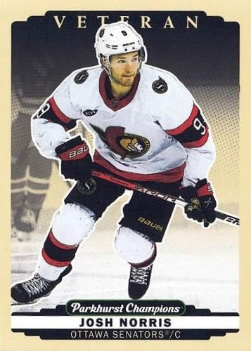 #39 Josh Norris - Ottawa Senators - 2022-23 Parkhurst Champions Hockey