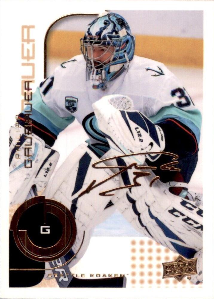 #39 Philipp Grubauer - Seattle Kraken - 2022-23 Upper Deck MVP - 20th Anniversary Hockey