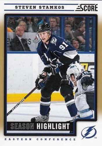 #39 Steven Stamkos - Tampa Bay Lightning - 2012-13 Score - Gold Rush Hockey