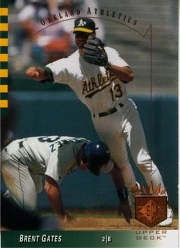 #39 Brent Gates - Oakland Athletics - 1993 SP Baseball