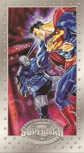 #39 Superman / Darkseid - 1994 SkyBox Superman Man of Steel Platinum Series