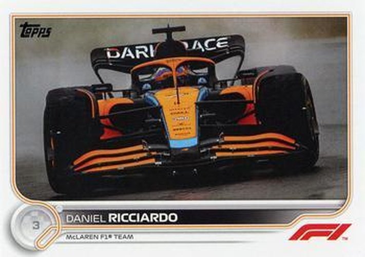 #39 Daniel Ricciardo - McLaren F1 Team - 2022 Topps Formula 1 Racing