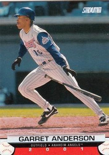 #39 Garret Anderson - Anaheim Angels - 2001 Stadium Club Baseball