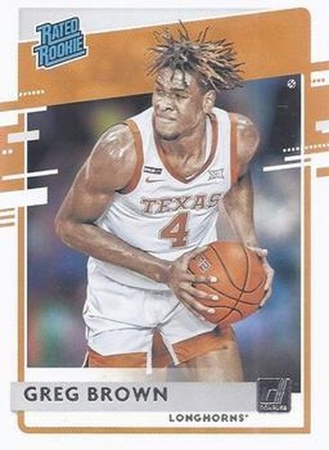 #39 Greg Brown - Texas Longhorns - 2021 Panini Chronicles Draft Picks Basketball