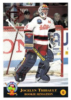 #39 Jocelyn Thibault - Sherbrooke Faucons - 1994 Classic Pro Hockey Prospects Hockey