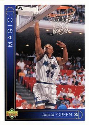 #39 Litterial Green - Orlando Magic - 1993-94 Upper Deck Basketball
