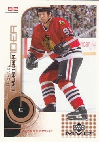#39 Michael Nylander - Chicago Blackhawks - 2002-03 Upper Deck MVP Hockey