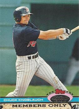 #NNO Chuck Knoblauch - Minnesota Twins - 1991 Stadium Club Members Only