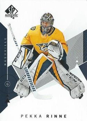 #39 Pekka Rinne - Nashville Predators - 2018-19 SP Authentic Hockey